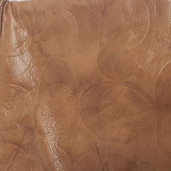 Coach Meredith Signature Soft Leather Heeled Boots Italy 7 VGUC - Picture 2 of 16